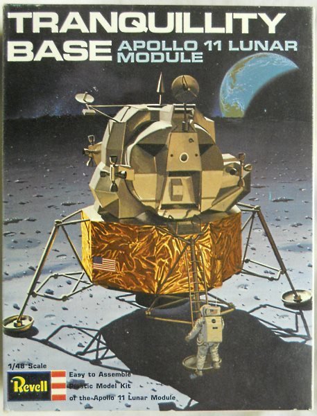 Revell 1/48 Tranquillity Base Apollo 11 Eagle Lunar Module, H1861 plastic model kit